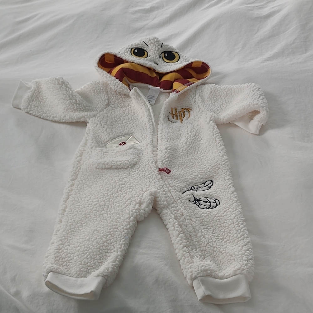 Harry Potter Hedwig Fleece One-piece 18 Months